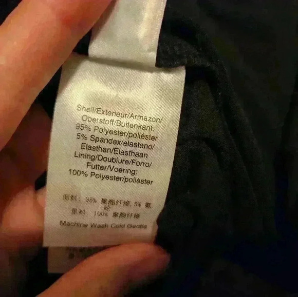 NWOT DKNY Jumpsuit Navy Gold Button Crew Neck Sleeveless Slimming Contouring Coc - Picture 3 of 11